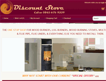 Tablet Screenshot of discountstove.co.uk